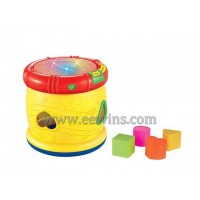 tambor Educacin musical con juguetes bloques