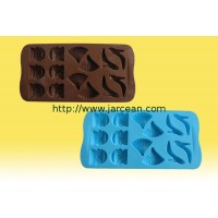 silicone chocolate/butter mould &  ice cube tray