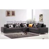 sofá de alta calidad seccional esquina, tapicería moderna asiento en forma de L, sofá del ocio tela, muebles para el hogar