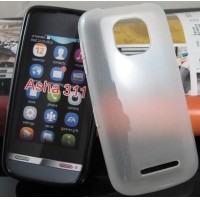 telfono celular de la piel del gel de TPU para Nokia Asha 311 pudding