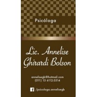 Psicloga Lic. Annelise Ghirardi Bolson