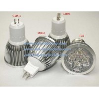 Lmpara E27 regulable LED, proyector del MR16/GU10 poder, luces de techo 3/4W/5W