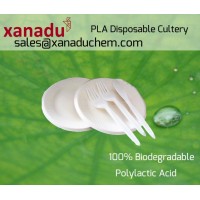 cido polilctico PLA desechable Cultery Serviceware 100% Biodegradable