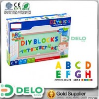 Producto educativo hecho en china juguete de plstico magntico pieza de las letras alfabtica vivos colores DE0004022