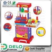 Los ms vendidos hecho en china juguetes para las nias juguete de plstico juego de mercado frutera variados modelos DE0070007