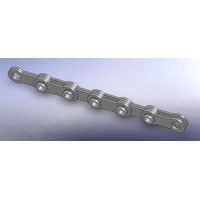 Flat chain for carding