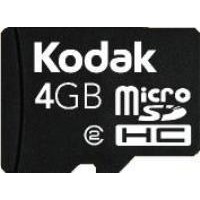 MEMORIAS KODAK MICRO SDHC 4 GB CON ADAPTADOR SD
