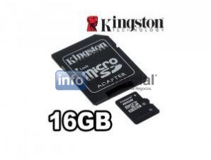 MEMORIAS KINGSTON MICRO SD 16GB SDC4/16GB