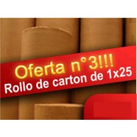 ROLLO DE CARTON 1 X 25