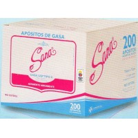 gasas no estril 7.5 x 7.5