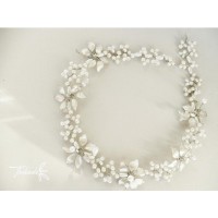 Tiara de perlas - Accesorios para Novias