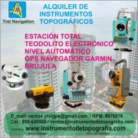 Alquiler de equipos topograficos y GPS