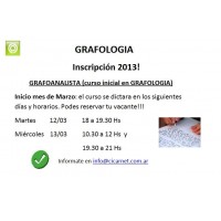 Curso Grafologia Inicial 