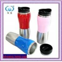 plastic insulated coffee mugs Sl-2402