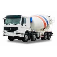 Truck-mounted concrete mixer