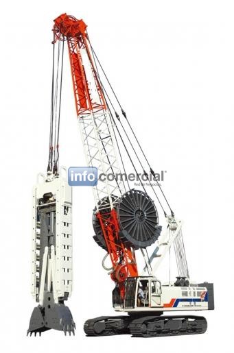 Underground continuous wall hydraulic grab
