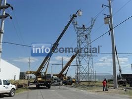 Montaje de estaciones transformadoras.