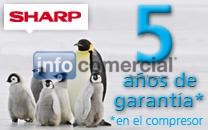 Los frigorficos Sharp, equipados con las ltimas innovaciones tecnolgicas, tienen ahora 5 aos de garanta