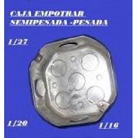 CAJAS OCTAGONALES GALVANIZADAS PESADAS-SEMIPESADA