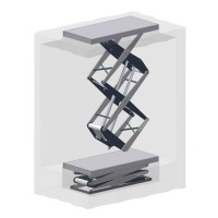 Plataforma de tijera multipla