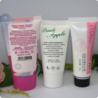 Hot-stamping PE tube for cosmetic cream with different size