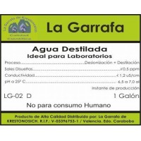 VENTA AGUA DESTILADA