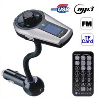 A2DP Bluetooth manos libres para coche Transmisor FM Modulador de mp3 del coche para el iPhone iPod Tablet Pad telfono llame msica mp3 remoto