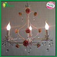  Fashion Modern Rose Flower 3 Lighting For Bedroom, Living room, Coffee Shop, ect