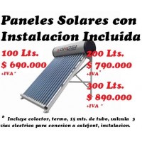paneles solares termicos con instalacion