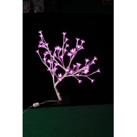 La luz del rbol de 24V 56LED cereza rosa clido hotel de vacaciones de la boda de la flor blanca habitacin LED String da decoracin fiesta en el jardn colorido de la lmpara de la UE altura 700cm el envo libre de San Valentn cable los 5M