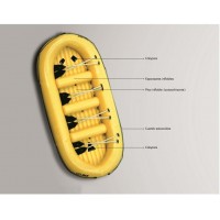 Balsa inflable tipo transporte