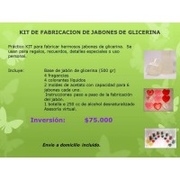 KIT PARA ELABORAR JABONES DE GLICERINA