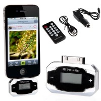 Mini LCD Vehicle Radio Audio MP3 Music Player Car FM Transmitter Hands Free for iPod iPhone 3G3GS4G4GS