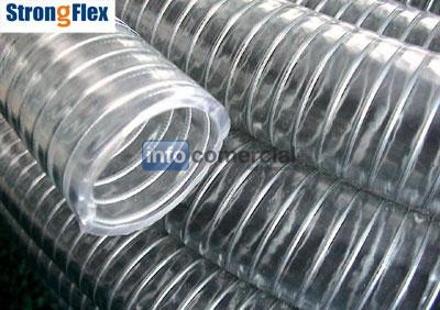 PVC alambre de acero reforzado manguera