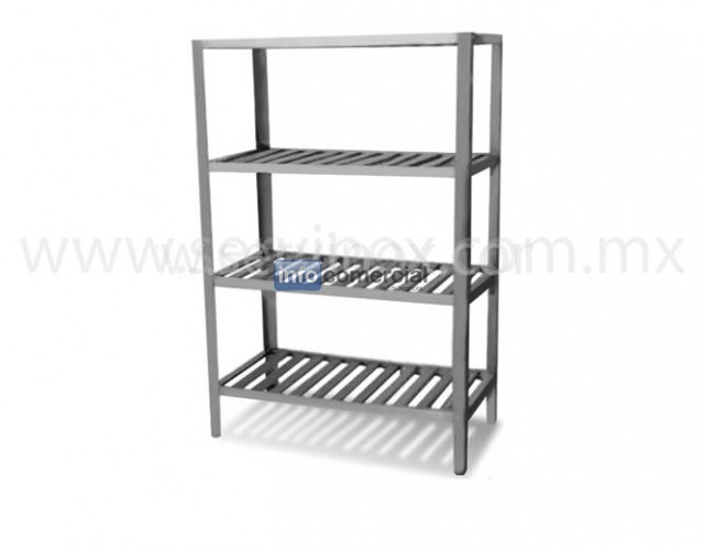 Anaquel Tipo Marimba En Acero Inoxidable