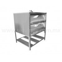 Horno Para Pan De Cuatro Charolas En Acero Inox