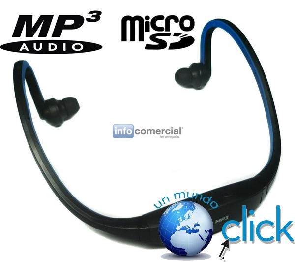 Mp3 Sport sin Cables Micro sd hasta 8g