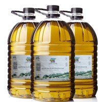 Caja de 3 garrafas de 5 litros de aceite de oliva virgen-extra