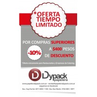 Descuento exclusivo para Restaurantes y empresas de Catering