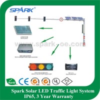 Spark Tráfico de luz LED - semáforo solar - luz dinámica del tráfico - Sistema de control de semáforo