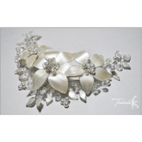 Tocado tro de flores estrella - Accesorios para Novias - 15 % descuento envios al interior