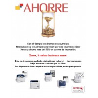 Ahorre con impresoras Xerox