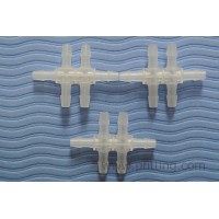 Vendo 1/8 seis way branch  plastic fitting for tubo and tubo