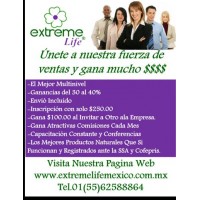 BUSCAMOS DISTRIBUIDORES PARA VENTAS MULTINIVEL EXTREME LIFE