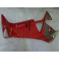 Cubre Piernas Maverick Supra 125 Rojo Izquierdo Exterior