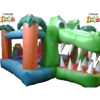 Castillo Inflable con Tobogn: COCODRILO