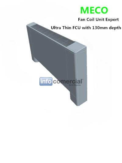 Fan convector ultra thin design 130mm depth