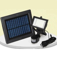 60LED IP65 Potente Oscuridad a la luz de inundacin solar al aire libre del LED Amanecer