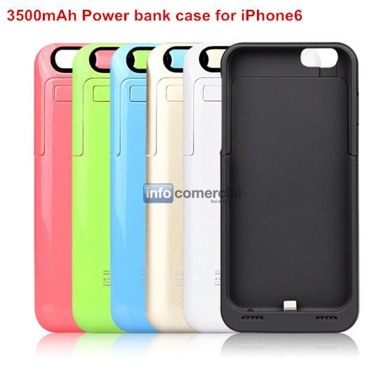 3500mAh Rechargeable External Battery Backup Charger Case Pack Power Bank Case for Apple iPhone6
