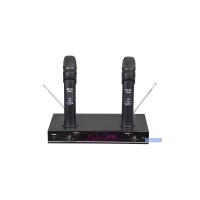 Enping lesing audio rechargeable 2 channel VHF wireless microphone systems